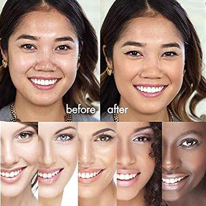 30Ml TLM Color Changing Foundation Liquid Base Makeup Change to Your Skin Tone by Just Blending, White