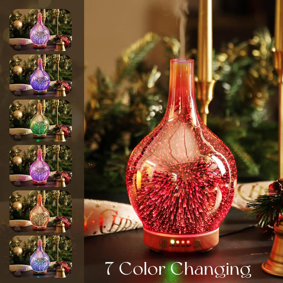 150Ml Handmade Essential Oil Diffuser 6H Runtime