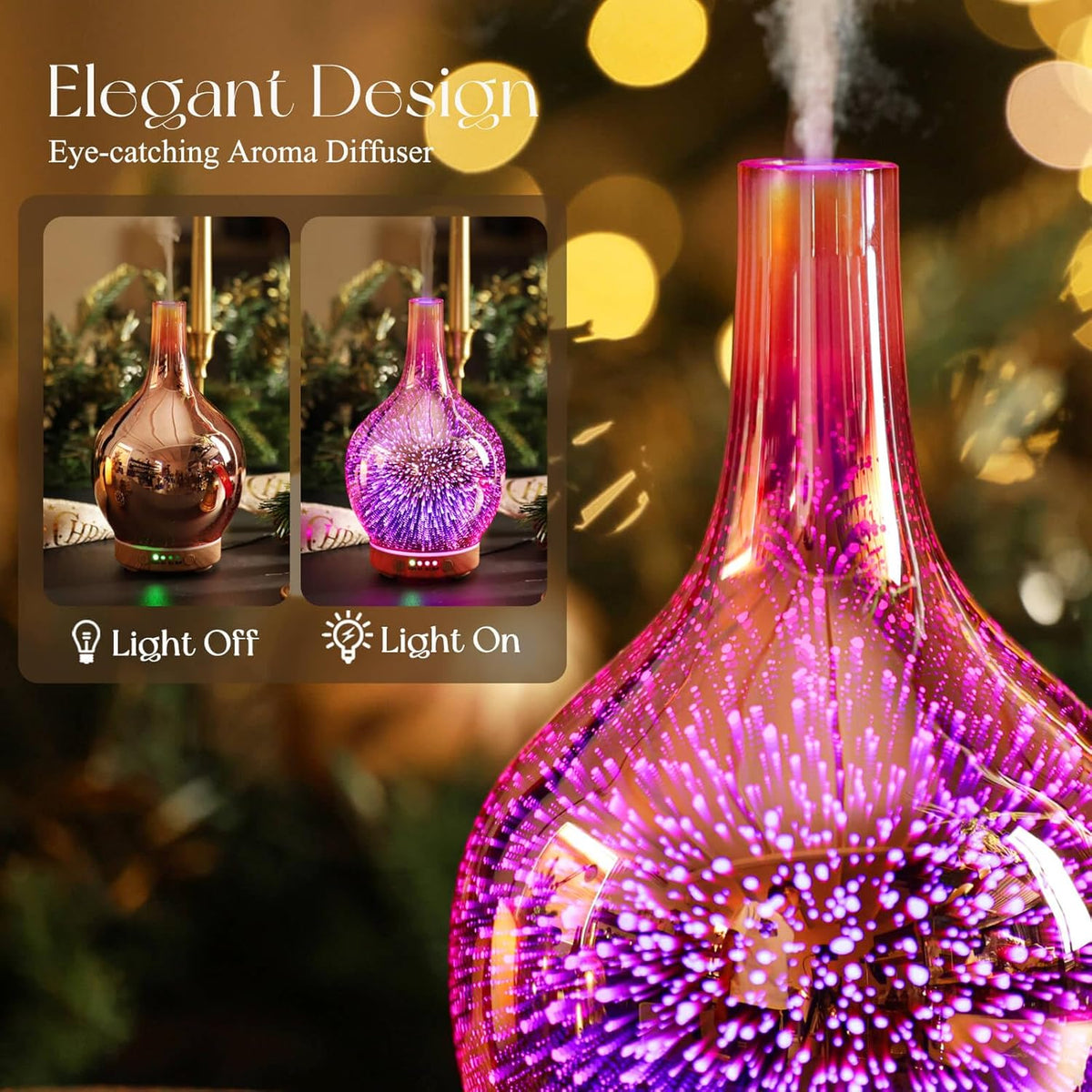 150Ml Handmade Essential Oil Diffuser 6H Runtime
