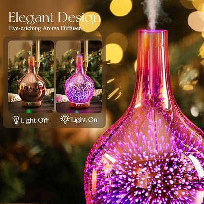 150Ml Handmade Essential Oil Diffuser 6H Runtime